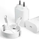 25W USB-C Superfast Charger Adapter with Cable Compatible with Samsung Galaxy S/A/M/F/Z Series-Compatible with S25/S24/S23/S22Ultra/S21/21FE/S20/Note/M54/M53 5G/M33/M23/A34/A54 5G & More(White)