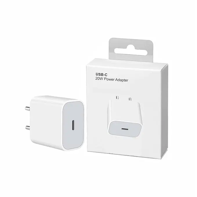 Charger Adapter 20W Original Type C for Series 16/16 Plus/16 Pro/16 Pro Max, Series 15/Series 14/Series 13/Series 12/Series 11 with PD 3.0 USB-C Fast Charging Adaptor BIS Certified